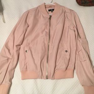 Misguided pink bomber jacket